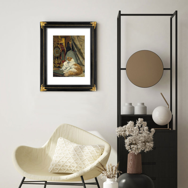 11x14 Picture Frame with Mat for 8 x 10 Image, Vintage Picture Frames for Wall and Tabletop