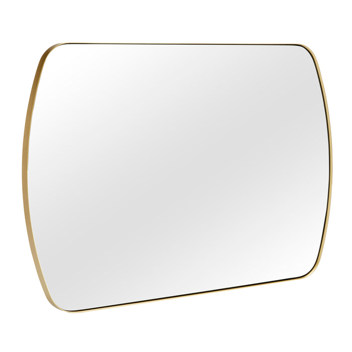 Gold Mirror 24x36 Bathroom Mirror for Vanity, Arched Accent Mirrors for Wall Decor