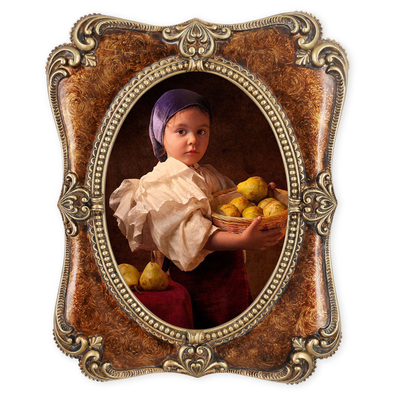 Victorian Picture Frames for Oval Photo, Wall & Tabletop Decor