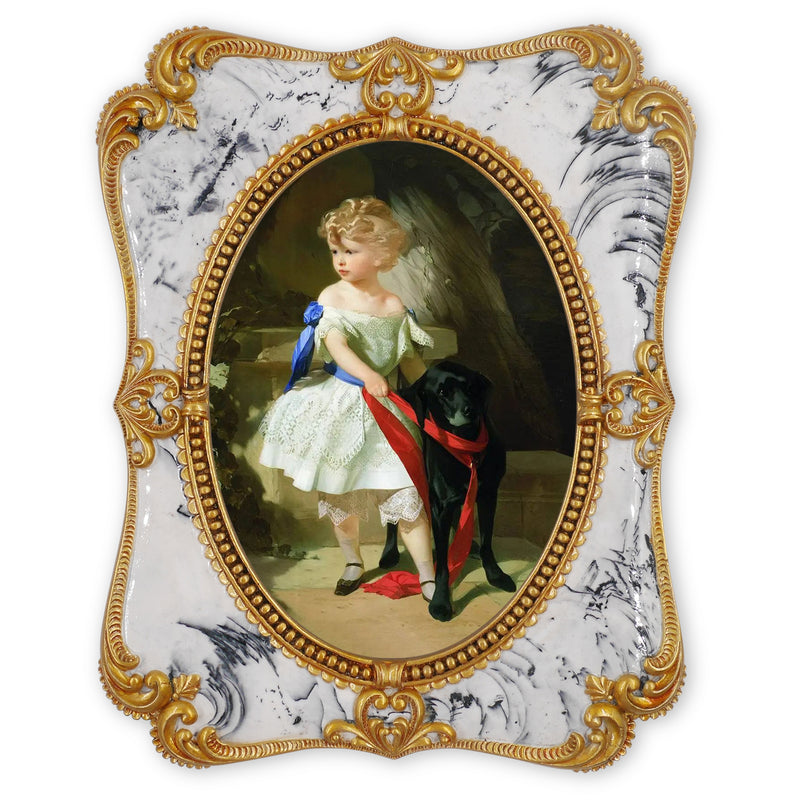 Victorian Picture Frames for Oval Photo, Wall & Tabletop Decor