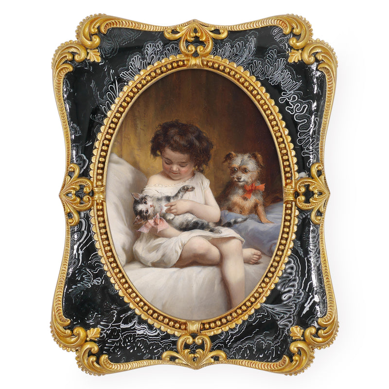 Victorian Picture Frames for Oval Photo, Wall & Tabletop Decor