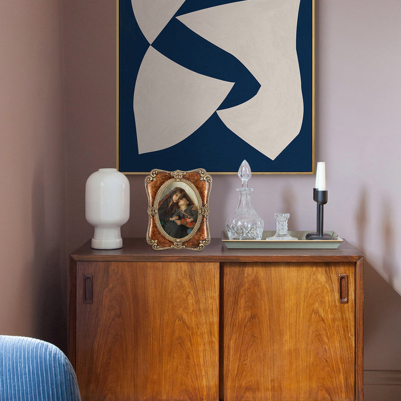 Victorian Picture Frames for Oval Photo, Wall & Tabletop Decor