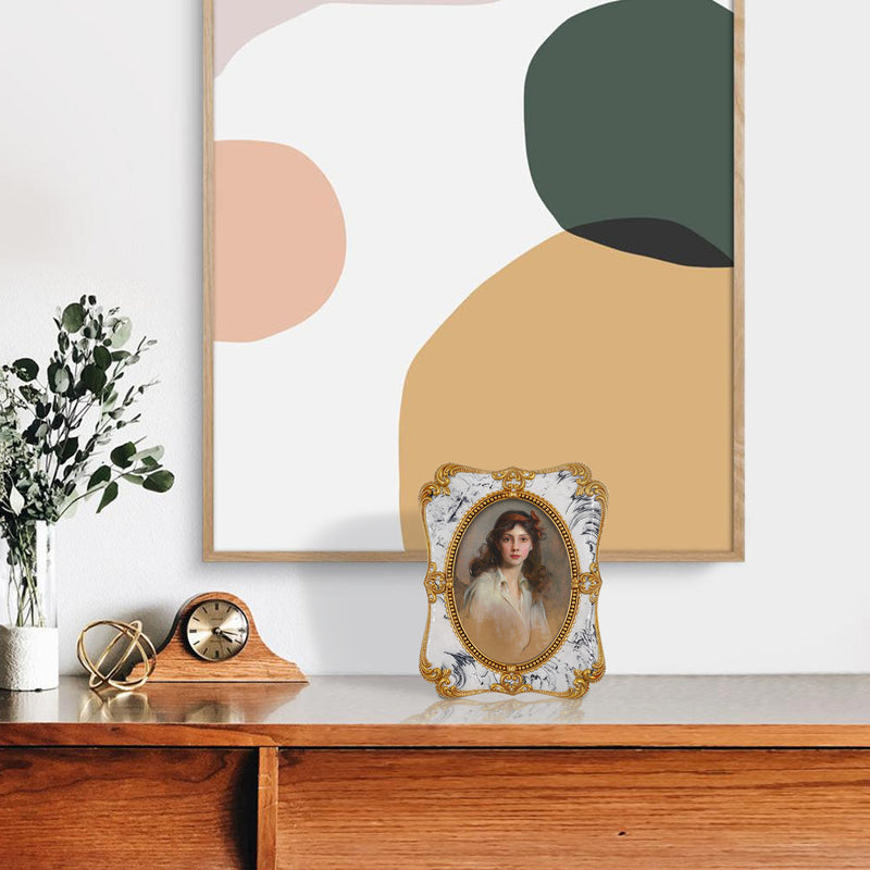 Victorian Picture Frames for Oval Photo, Wall & Tabletop Decor