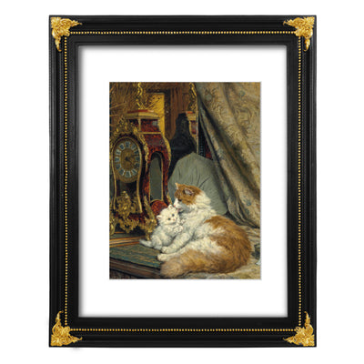 Black 11x14 vintage picture frame with floral corner accents and beaded border displayed in home décor setting