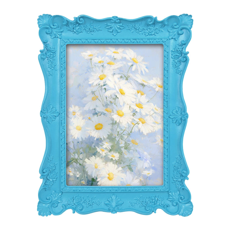 Victorian Picture Frames 4x6 / 5x7, Vintage Ornate Photo Frames for Wall and Tabletop, Antique Style Decor