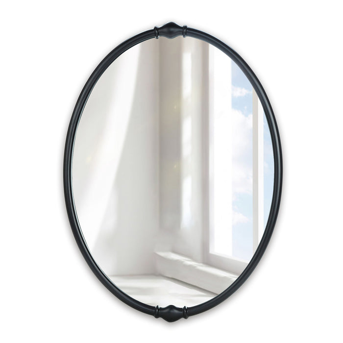 Oval Bathroom Mirror 24x32 inch, Traditional Accent Mirrors for Living Dressing Room Hallways