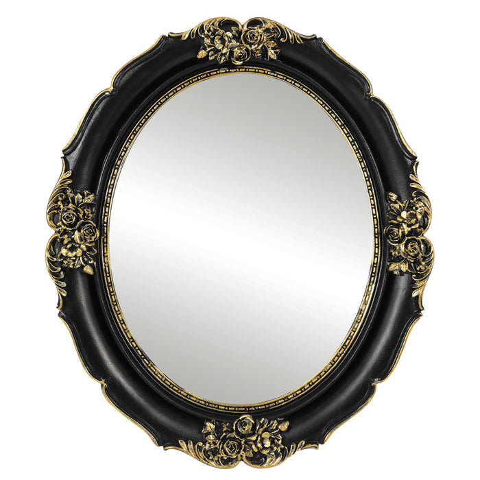 Gothic Mirrors for Wall and Tabletop, 10.5'' x 12.5'' Small Antique Mirror, Victorian Decor