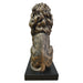 Bronze Lion Sculpture for Home Foyer Decor
