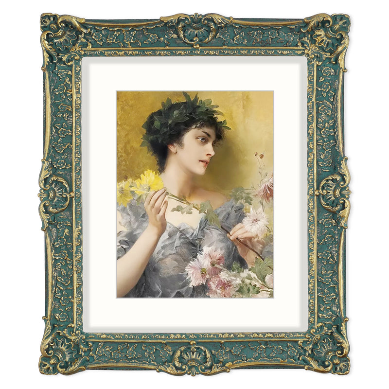 Vintage 8x10 Frame w/ Mat for 5x7 Picture Classic Design