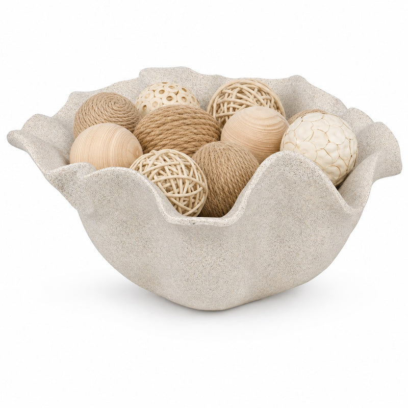 Decorative Catchall Bowls, Living Room Coffee Table Decor Entryway Console Center Pieces, 12.5 x 5.5 inch