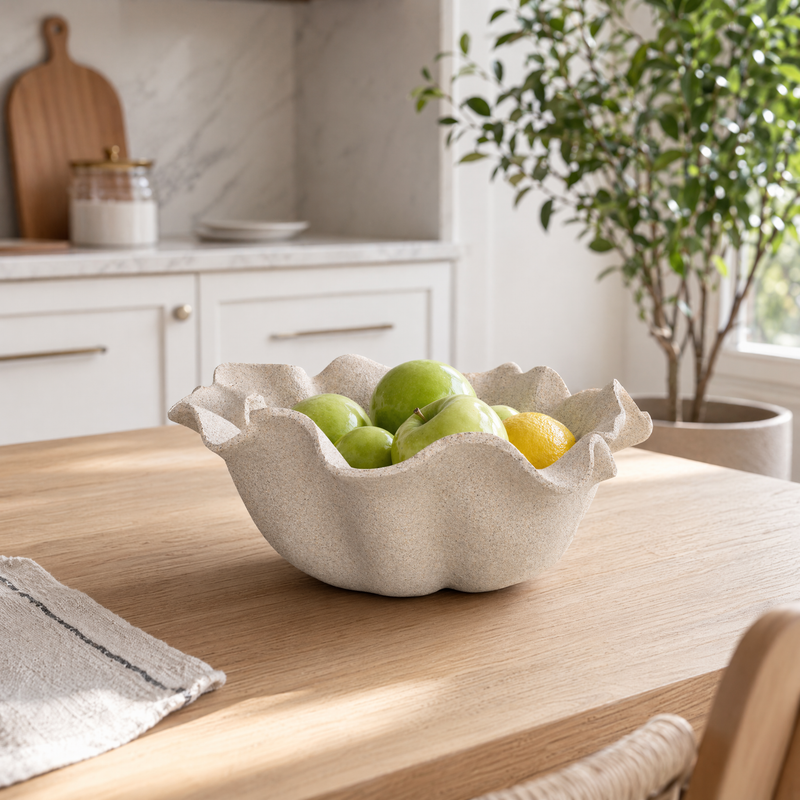 Decorative Catchall Bowls, Living Room Coffee Table Decor Entryway Console Center Pieces, 12.5 x 5.5 inch
