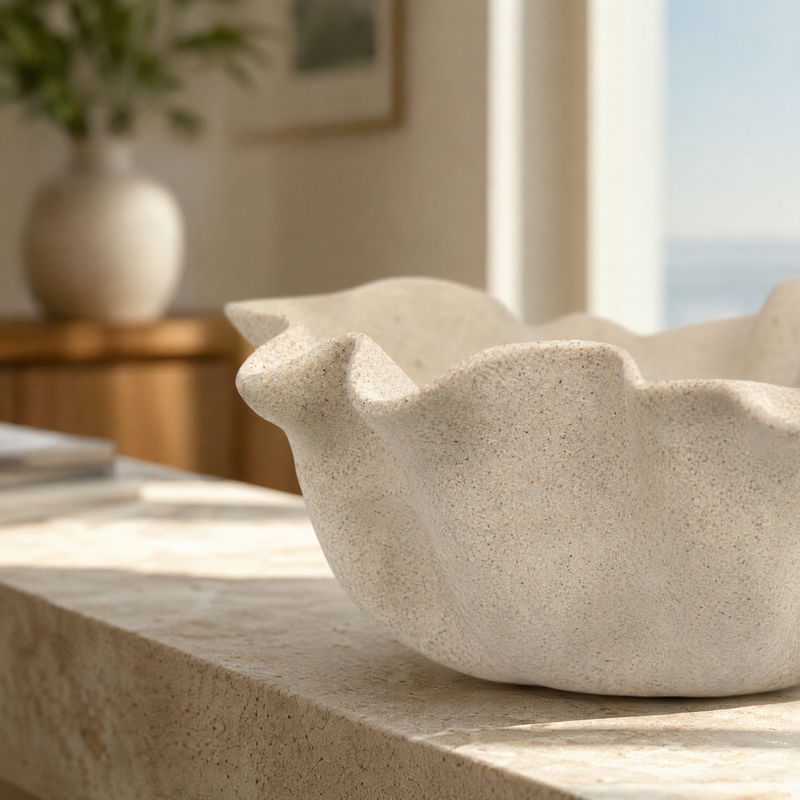 Decorative Catchall Bowls, Living Room Coffee Table Decor Entryway Console Center Pieces, 12.5 x 5.5 inch