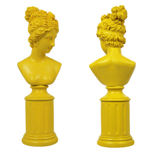 Yellow, White, Green & more — Modern Classical Lady Bust Statue