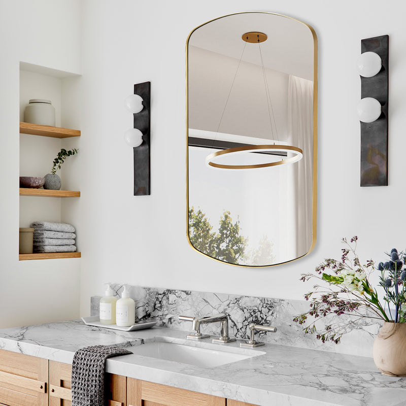 24x36 Mirror for Bathroom Vanity, Arch Mirrors for Living Room Entryway