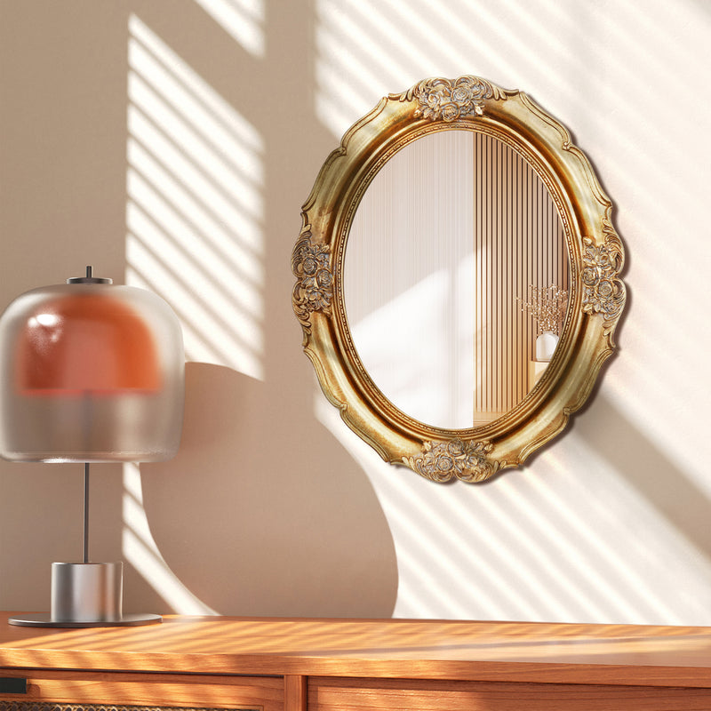Gothic Mirrors for Wall and Tabletop, 10.5'' x 12.5'' Small Antique Mirror, Victorian Decor