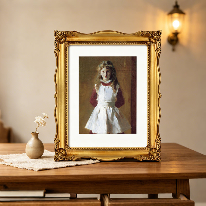 Vintage-Inspired Picture Frame 11x14 with White Mat for 8x10, Gallery Wall and Tabletop Poster Frame