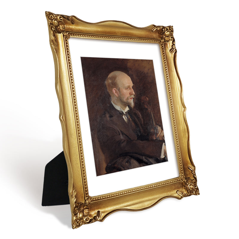 Vintage-Inspired Picture Frame 11x14 with White Mat for 8x10, Gallery Wall and Tabletop Poster Frame