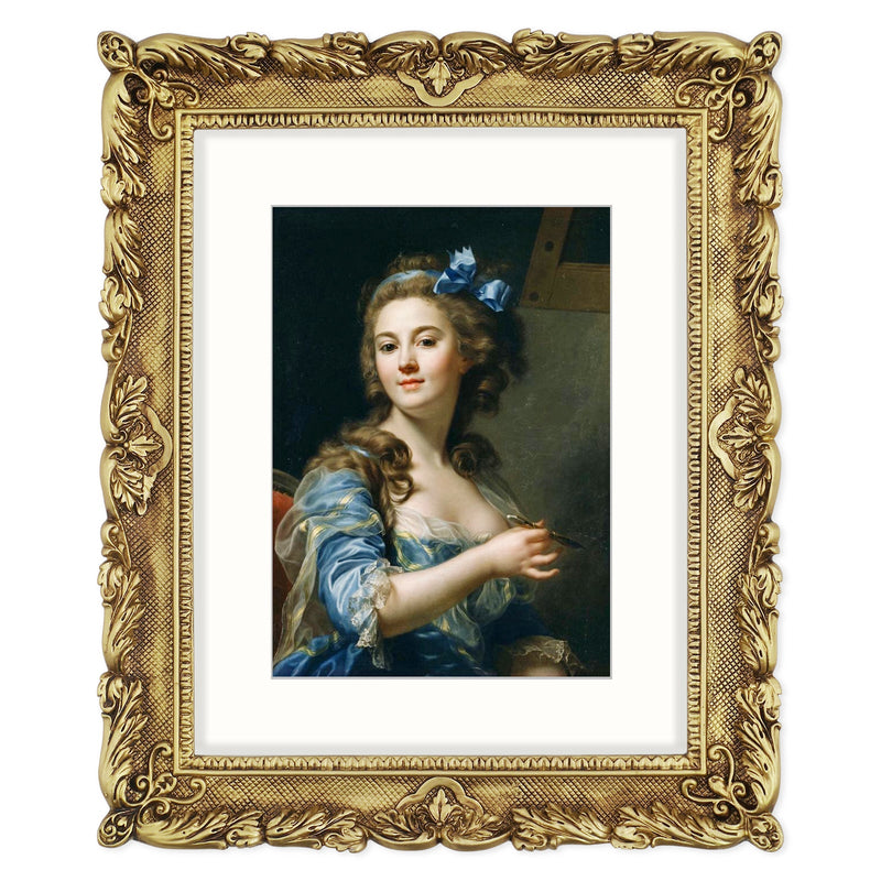 Gold Wall and Tabletop Picture Frame, Classic Resin Frame for  8 by 10 Photo