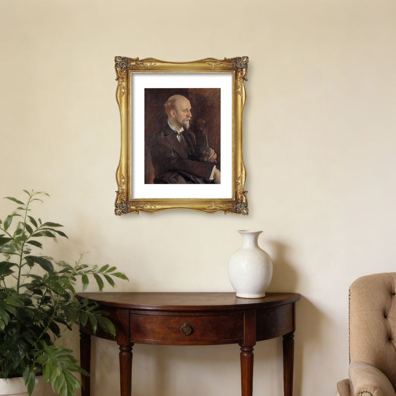 Vintage Gold Picture Frame with Mat for Gallery Wall and Tabletop, Antique Style Home Wedding Décor