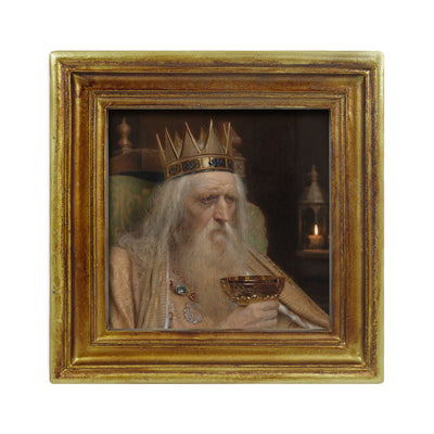Gold Picture Frame 4x4 for Wall and Tabletop