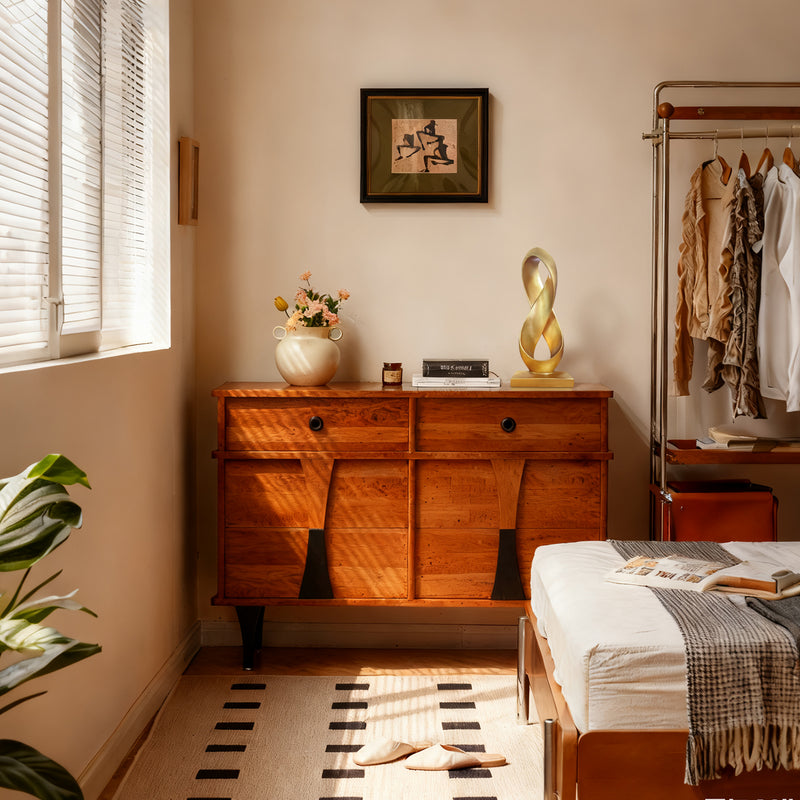 Gold Abstract Infinity Loop Sculpture, Modern Contemporary Home Accent Decor, 14.5 x 6 inches