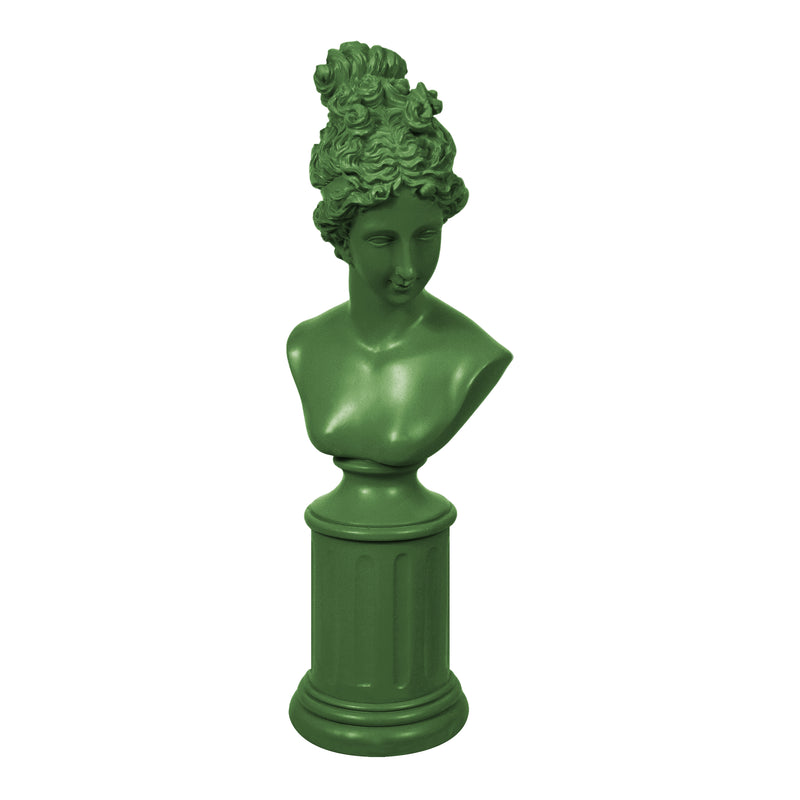 Modern Classical Female Bust Statue, 12.5'' Tall Lady Figure Sculpture for Shelf Desk Coffee Table, Vintage Home Living Room Wedding Bridal Shower Décor