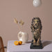 Resin Bronze Lion Sculpture for Room Decor