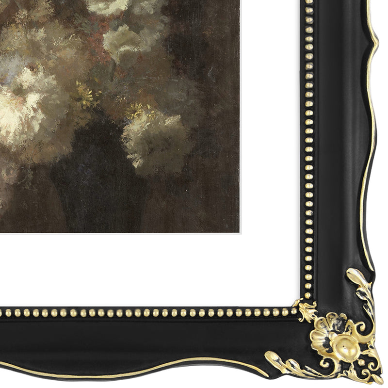 Vintage-Inspired Picture Frame 11x14 with White Mat for 8x10, Gallery Wall and Tabletop Poster Frame