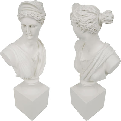 White, Beige — Diana of Versailles Sculptural Bust