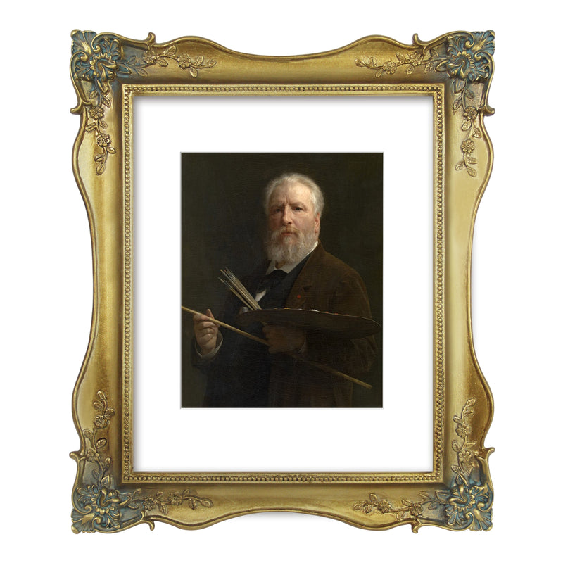 Bronze Picture Frame with Mat, Vintage Inspired Poster Frames for Gallery Wall and Tabletop Display