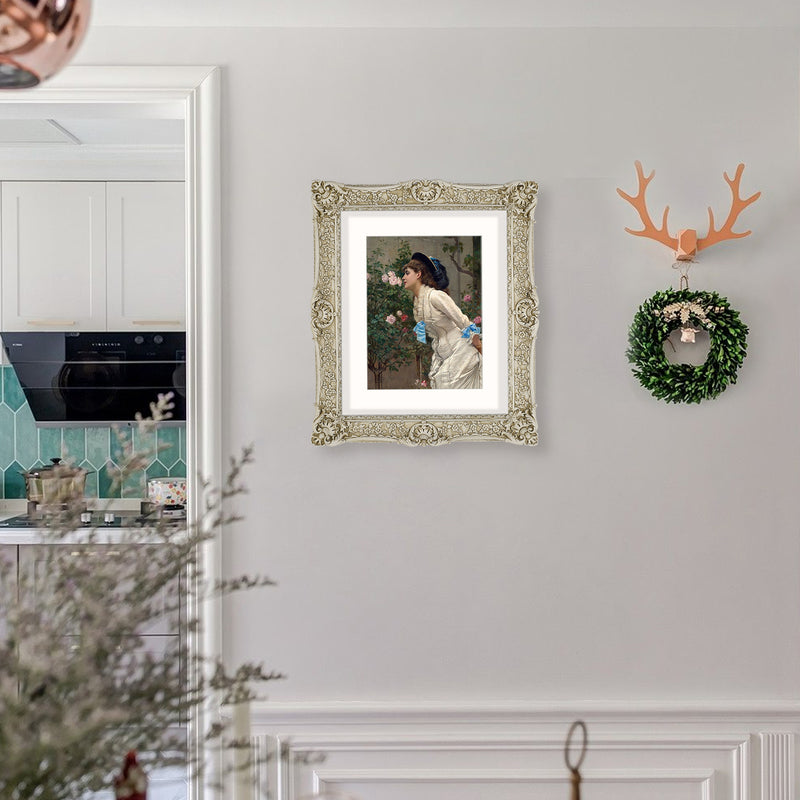 Vintage 8x10 Frame w/ Mat for 5x7 Picture Classic Design