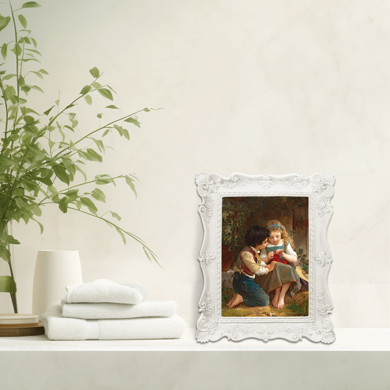 Victorian Picture Frames 4x6/ 5x7, Vintage Picture Frames for Wall and Tabletop