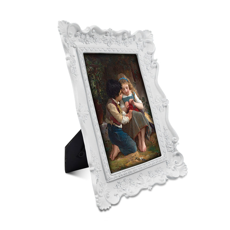 Victorian Picture Frames 4x6/ 5x7, Vintage Picture Frames for Wall and Tabletop