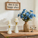 White pillar candle holders with sparkling accents forfor centerpieces, mantels, weddings, or gifts.