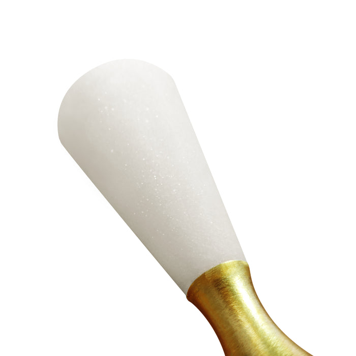 White pillar candle holders with sparkling accents forfor centerpieces, mantels, weddings, or gifts.