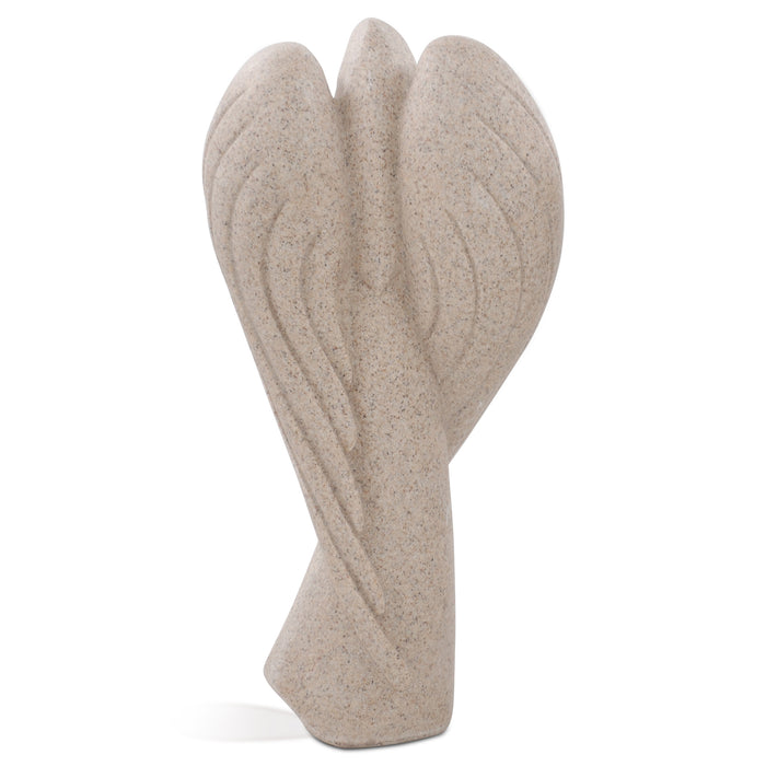 9'' Praying Angel Sculpture Beige Angel Statuette Remembrance Figurines