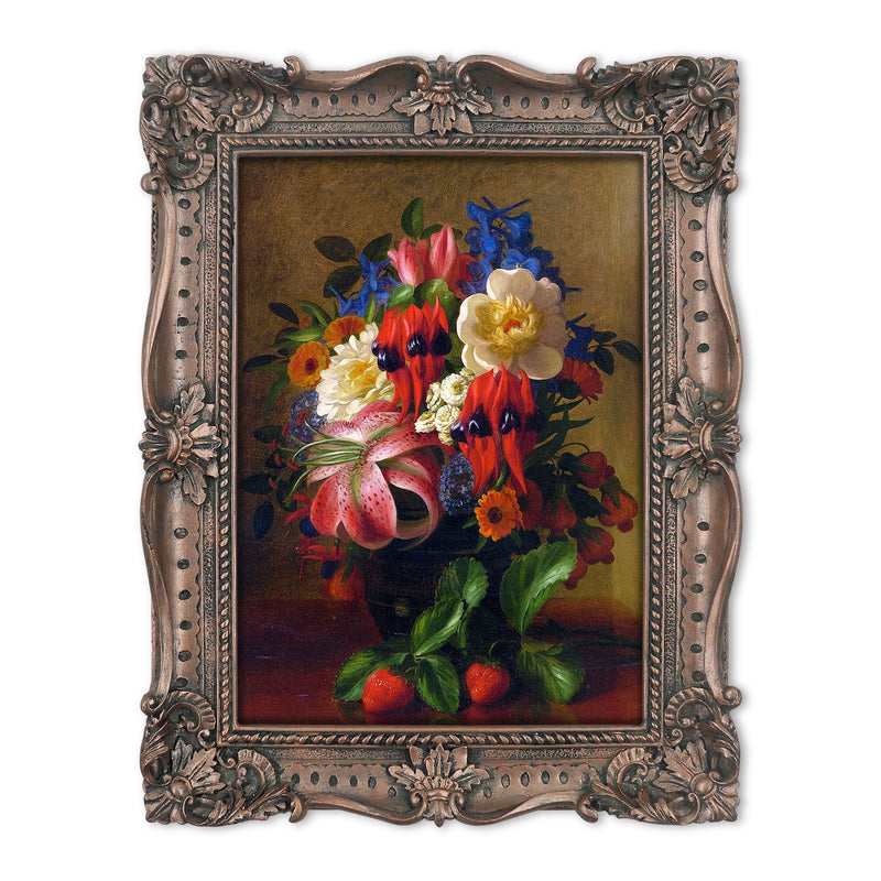 Ornate Picture Frames for Wall and Tabletop Display, Decorative Resin Frame with Mat