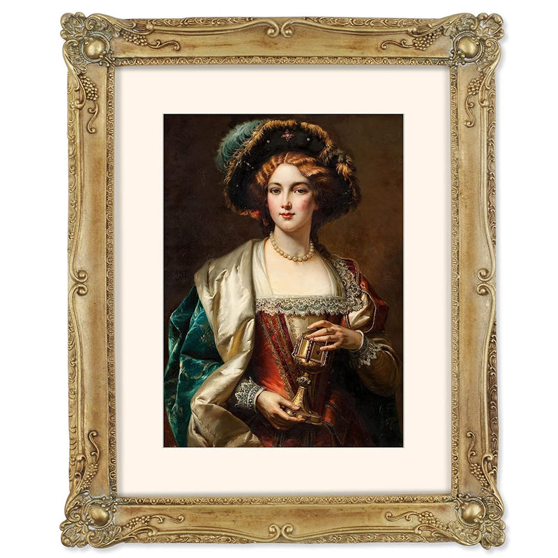 11x14 Poster Frame for Gallery Walls Display, Elegant Vintage Resin Frame