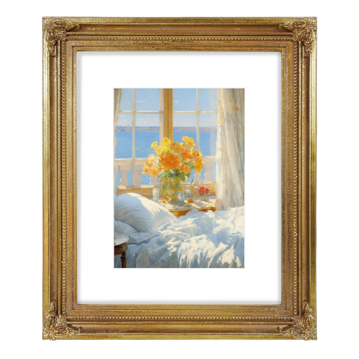 Picture Frames 8x10 Matted to 5x7 Image, Vintage Picture Frames for Wall and Tabletop