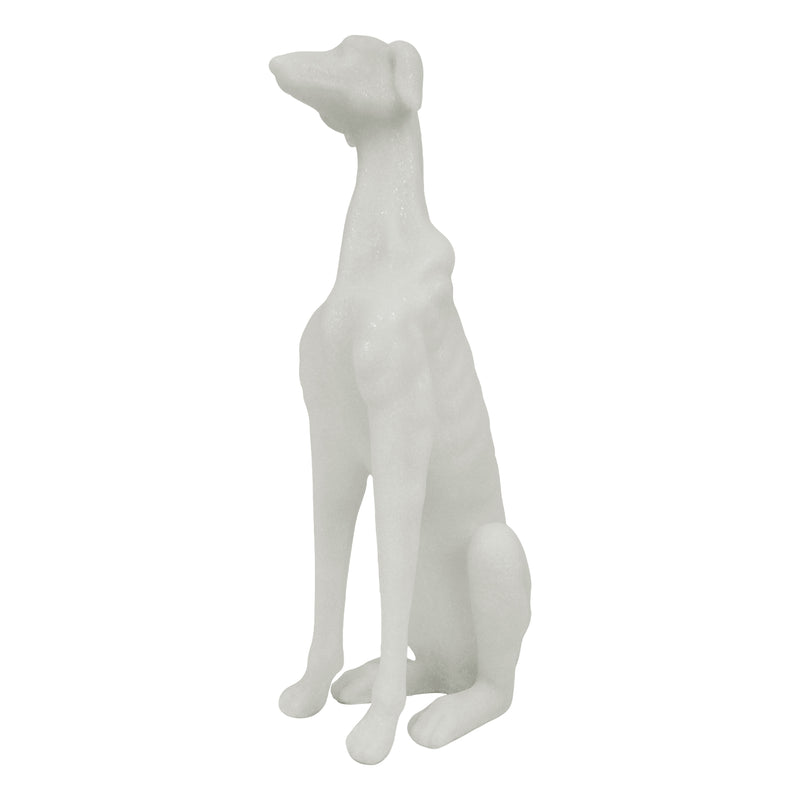 Classic Greyhound Sculpture, Dog Statue for Hallway Entryway Decor, Elegant Decorative Accent, 14.5x7 inches