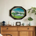 octagon oval black picture frames vintage decor accents