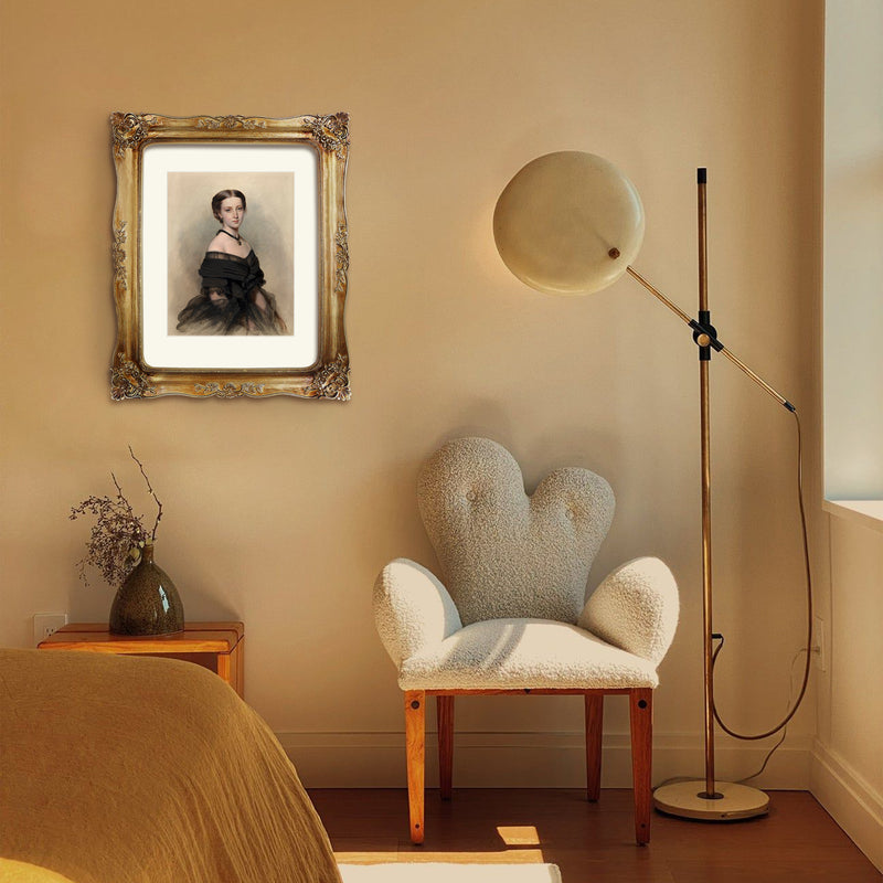 Vintage Picture Frame 11x14 Matted to 8x10 for Wall and Tabletop Display, Hand-Painted Brushed Gold Finish