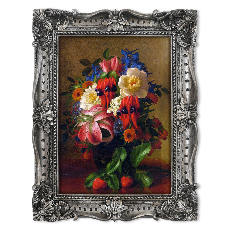Ornate Picture Frames for Wall and Tabletop Display, Decorative Resin Frame with Mat