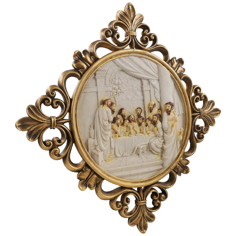 The Last Supper Picture for Dinning Room Kitchen Wall Decor, 17 Inches Tall Wall Art Sculpture