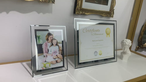 modern clear frame for picturs and certificates display