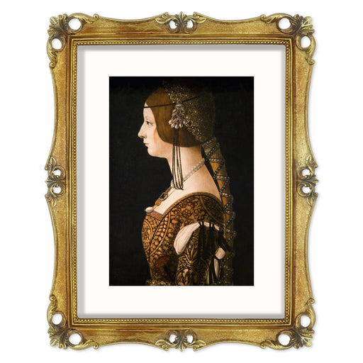 An 11x14-inch picture frame with a mat for an 8x10-inch photo, featuring sculpted edges and decorative accents in a hand-painted antique style finish.