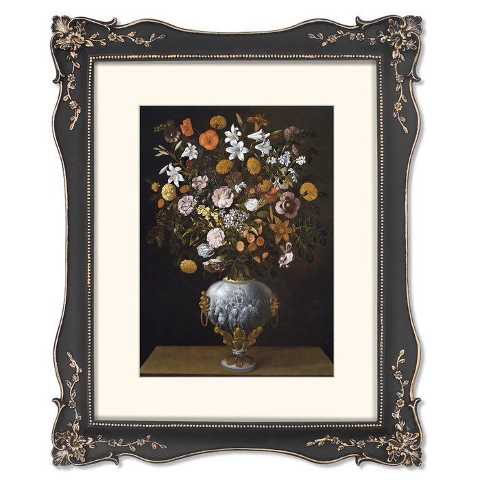 Vintage Picture Frames with Floral Corner Ornaments
