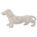 Simon's Shop White Dachshund Statuette Dog Sculpture Puppy Figurine