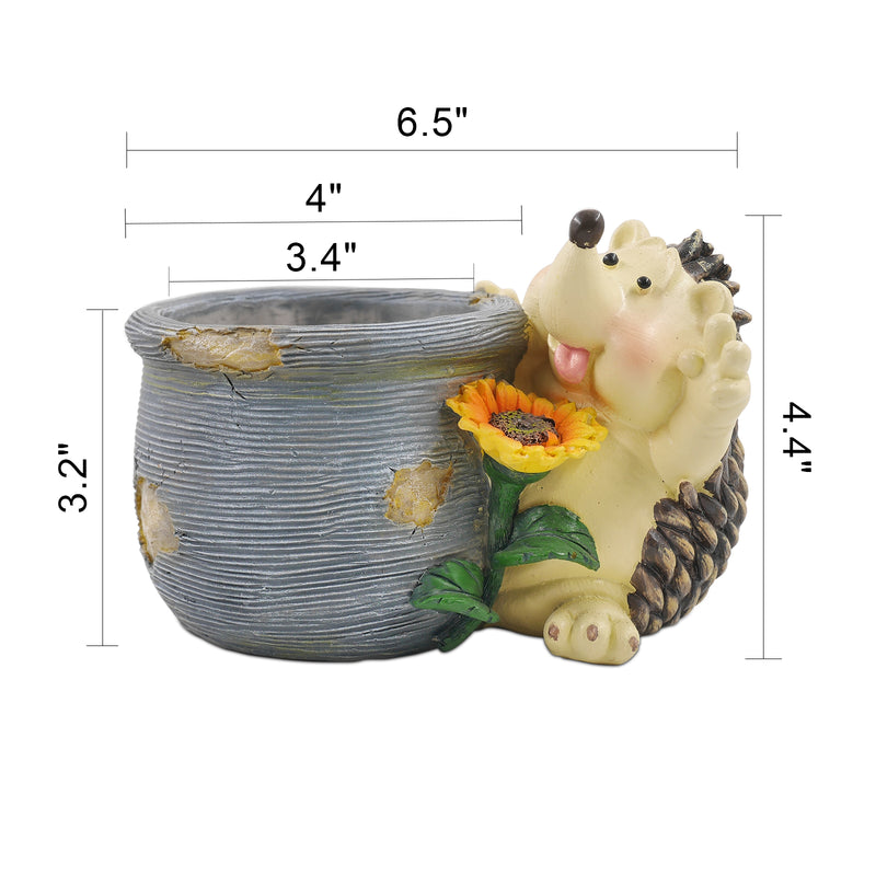 Hedgehog design planter 3'' deep for succulent