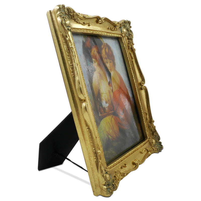 8x10 Picture Frame for Gallery Walls and Desk Display, Rustic Vintage-Style Picture Frame